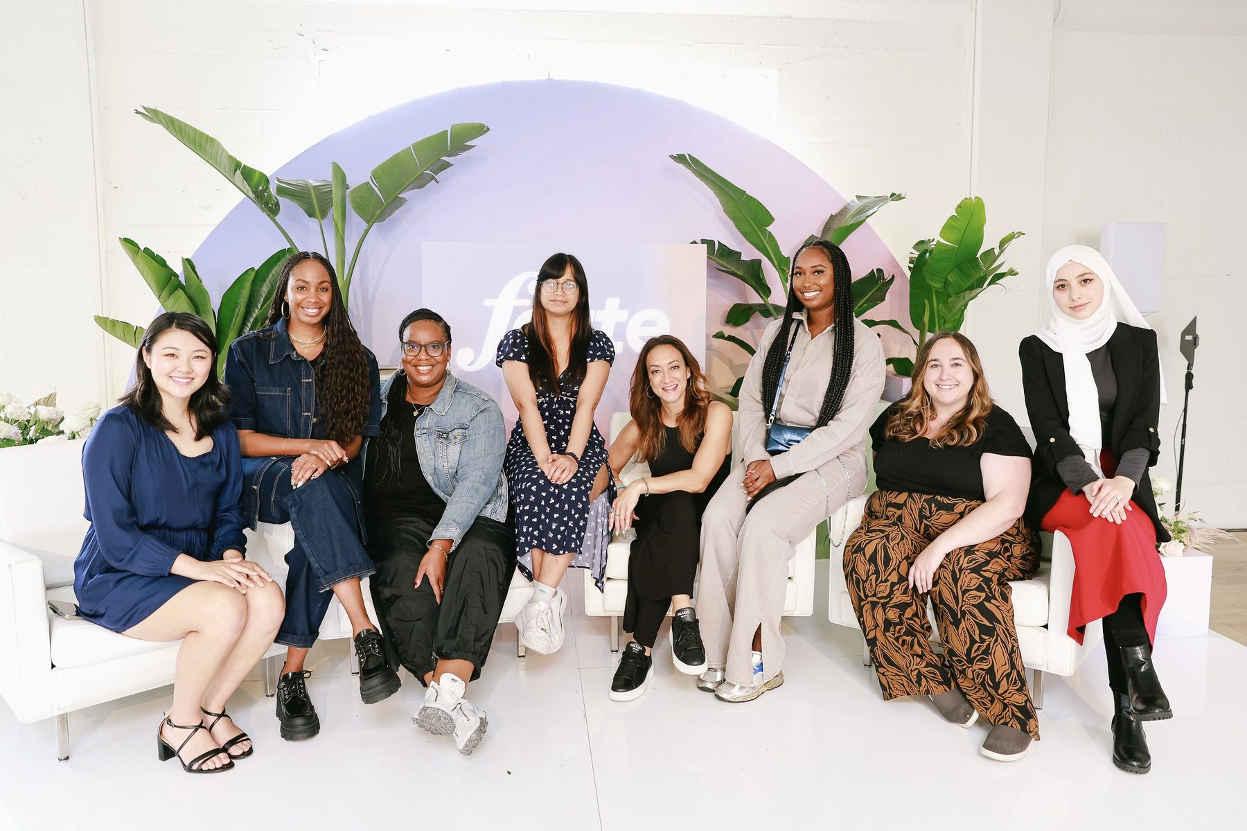 Girls Who Code participants building AR experiences in the Creative Spark program