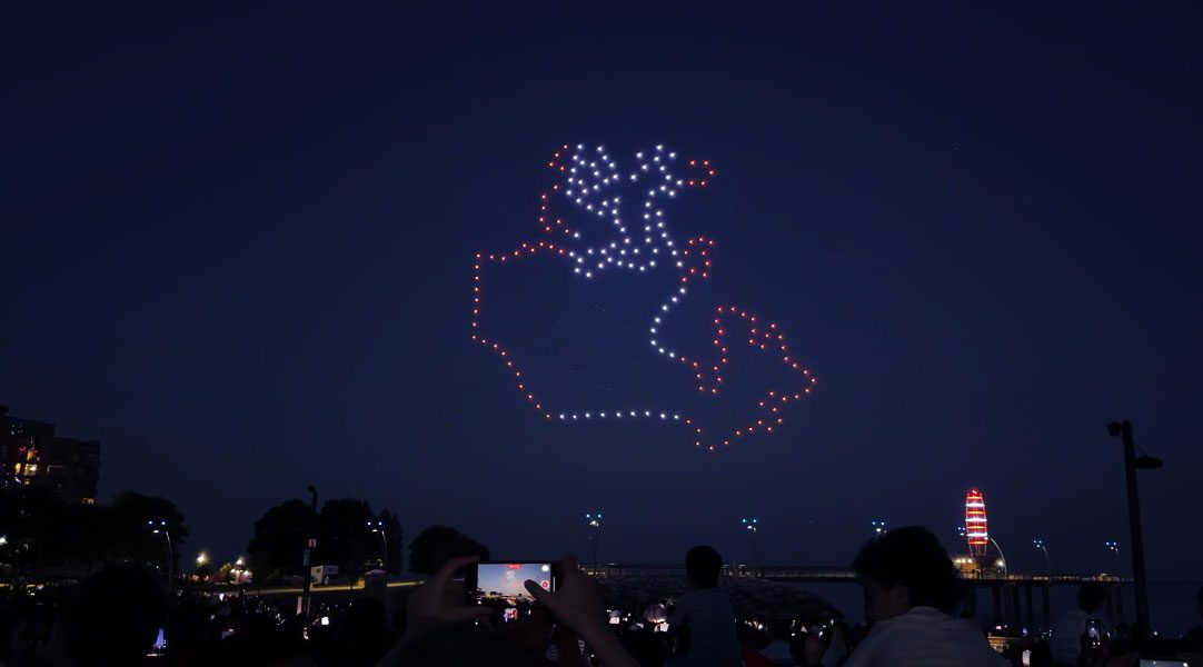 Canada Day drone show, Burlington