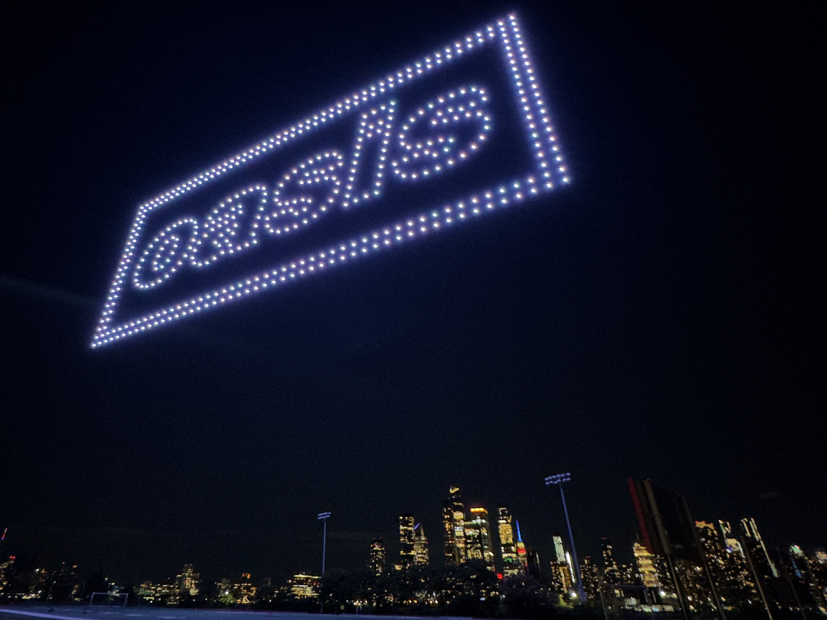 Oasis Reunion Tour drone show