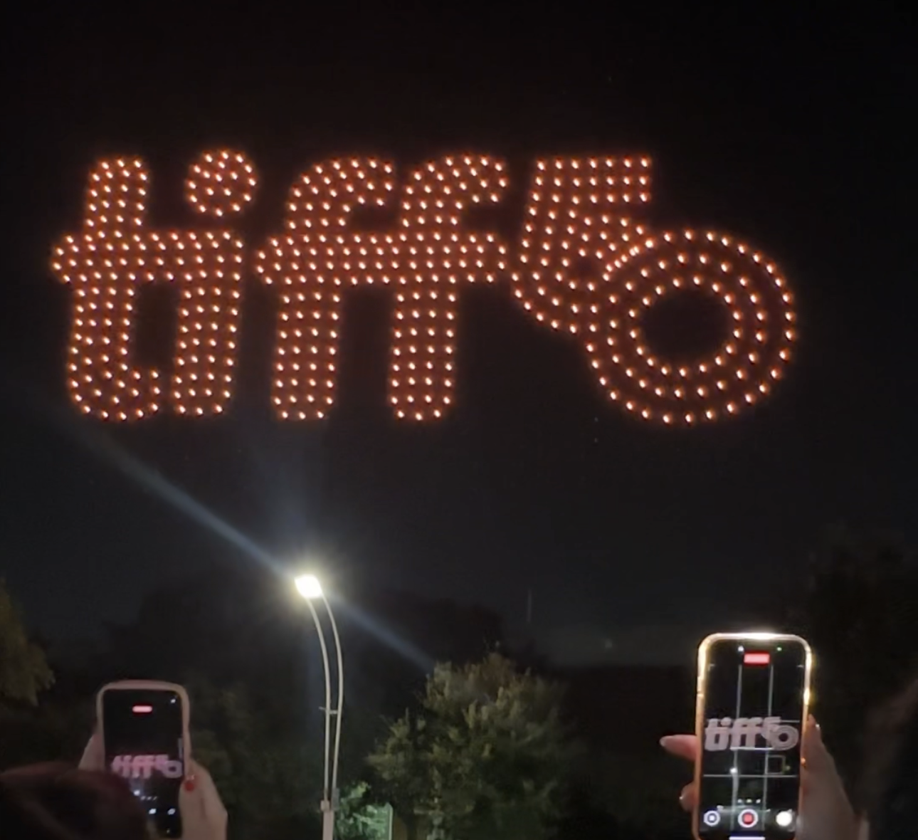 TIFF 50 opening party drone show, Toronto