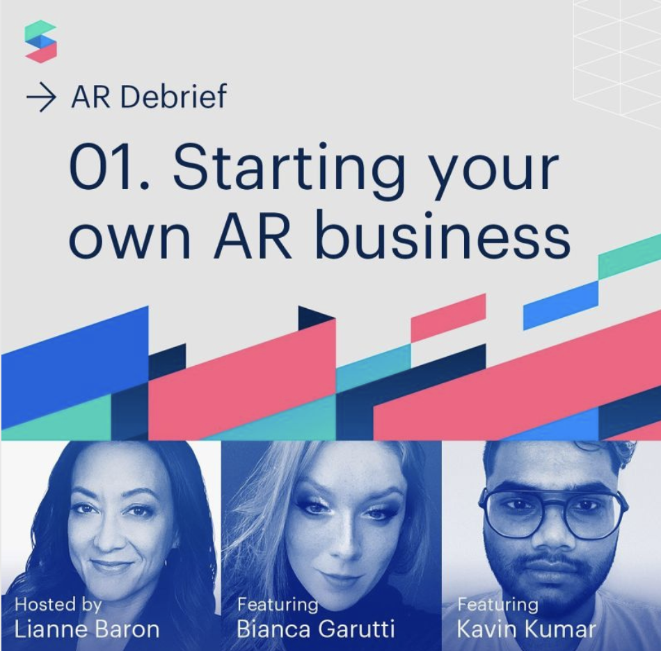 AR Debrief podcast, hosted by Lianne Baron